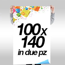 Manifesti 100x140 - a partire da € 1,40 cad (1 foglio)